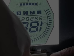 صفحه نمایش LCD HTN تک رنگ 7 بخش صفحه نمایش LCD گرافیکی برای ابزار